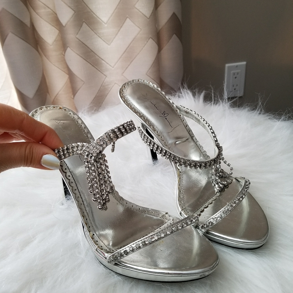 Silver sandals